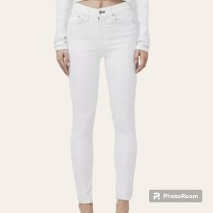 NWT Rag & Bone White High Rise Skinny Jeans